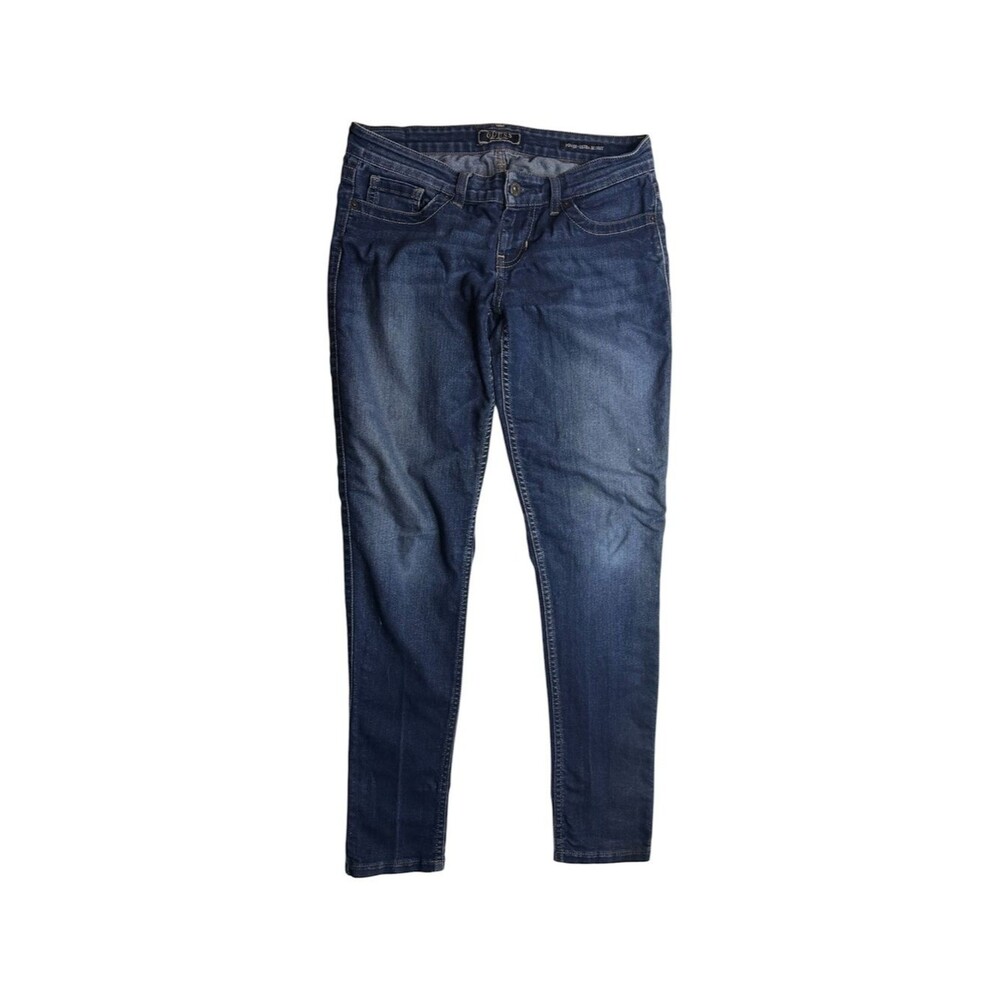 GUESS Women’s Dark Wash Power Ultra Skinny Jeans | Size 28 - Picture 2 of 5